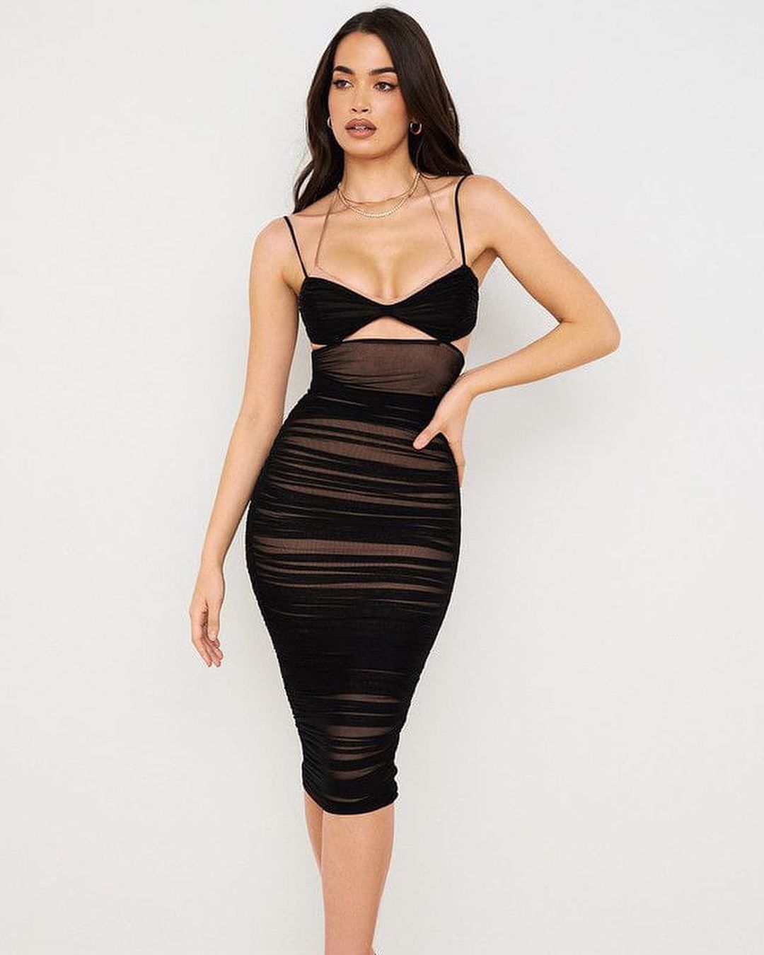 Rush Cutoff Black Dress 2