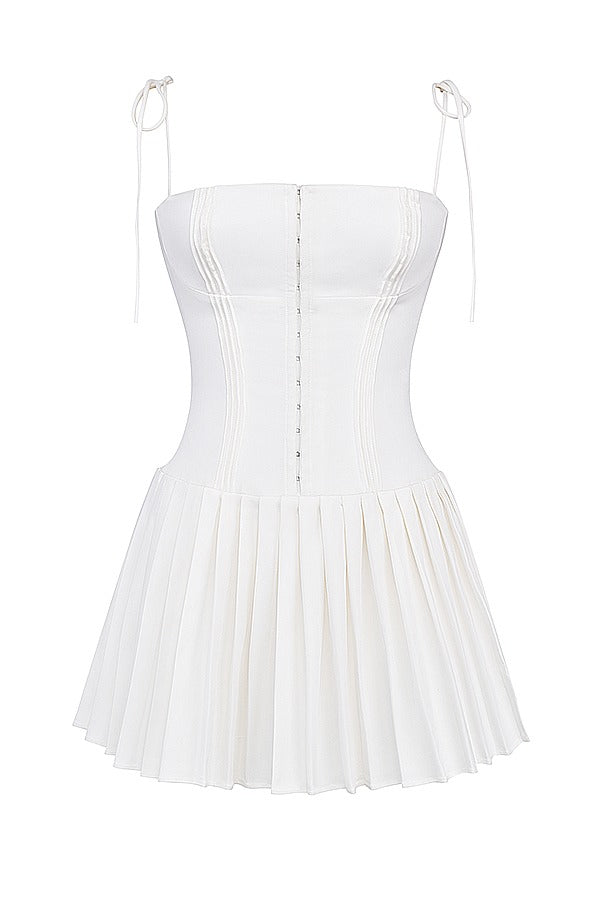 Tennis White Short Dress