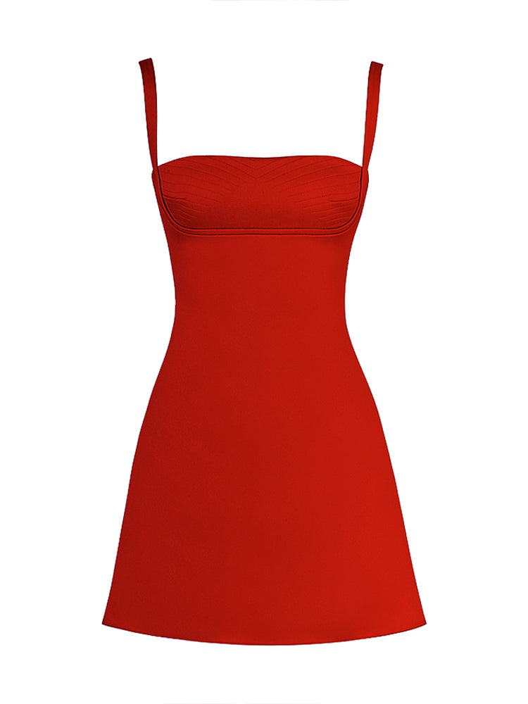 stylish one piece red dress - Westo India
