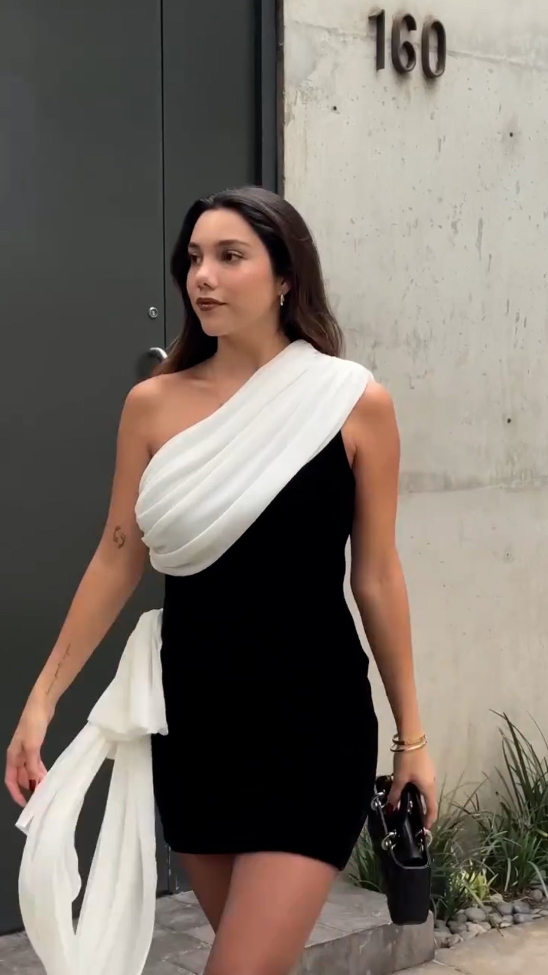short dress with side tail Short Dresses with Side Tail
