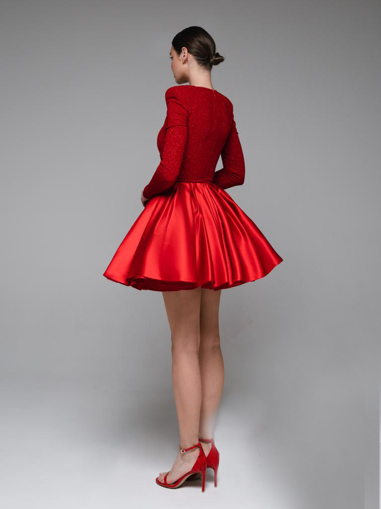 Shimmy Red Sparkle Dress