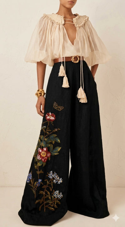 Elite Print Linen Co-ord hover image