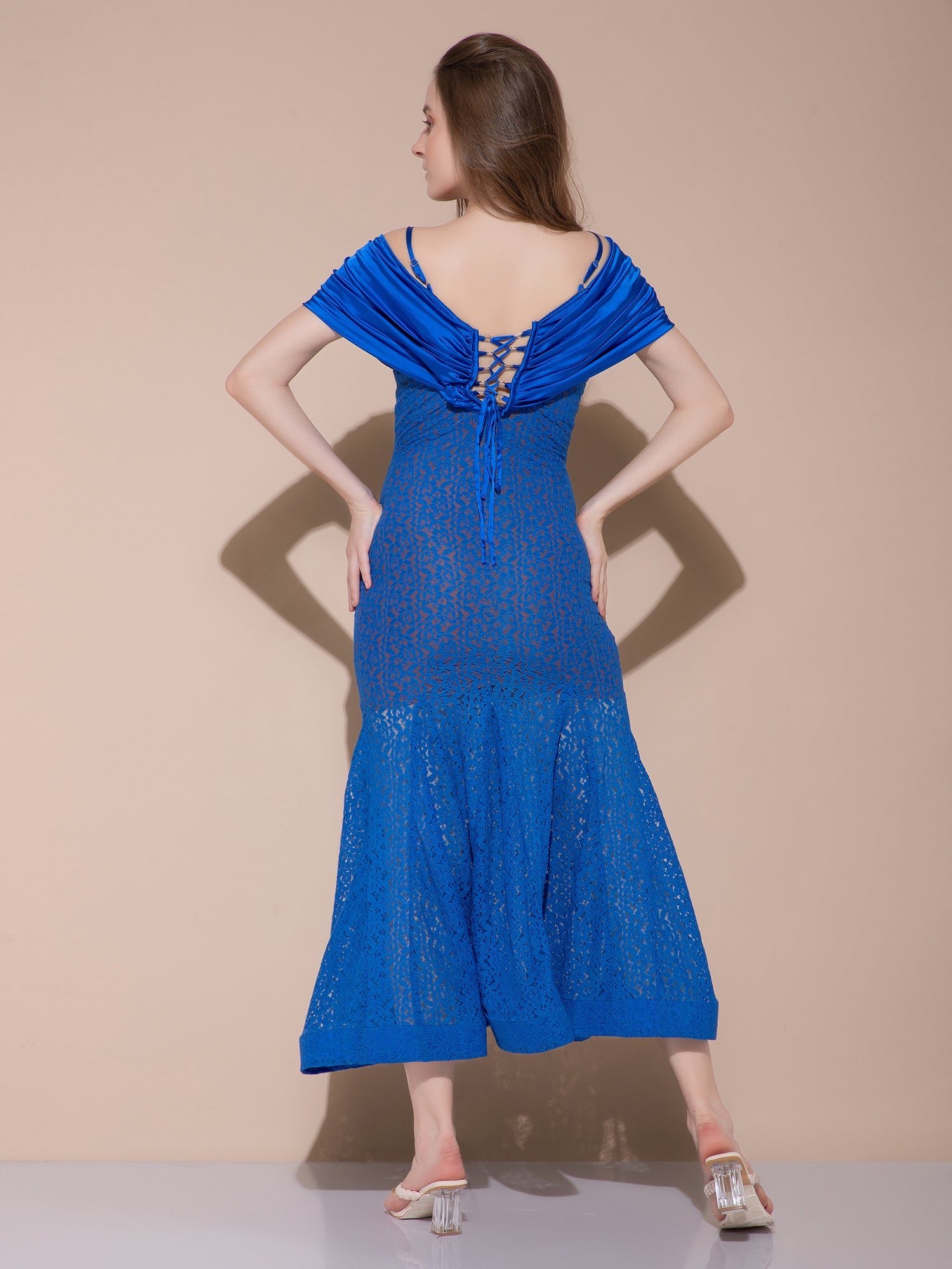 Tiaran Blue Long Dress