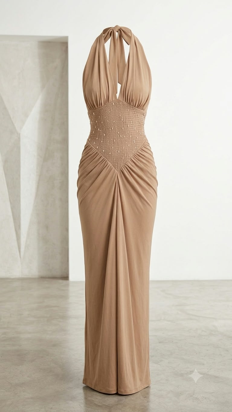 Lira Halter Maxi Dress