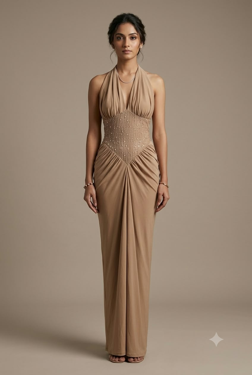 Lira Halter Maxi Dress