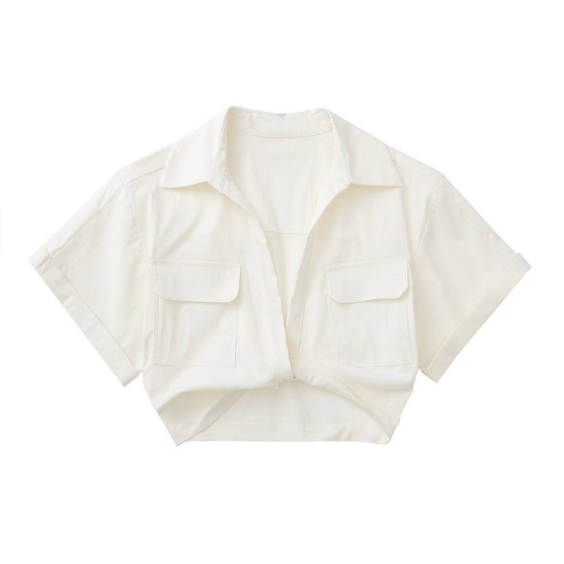 cropped white tee for Women- Westo India