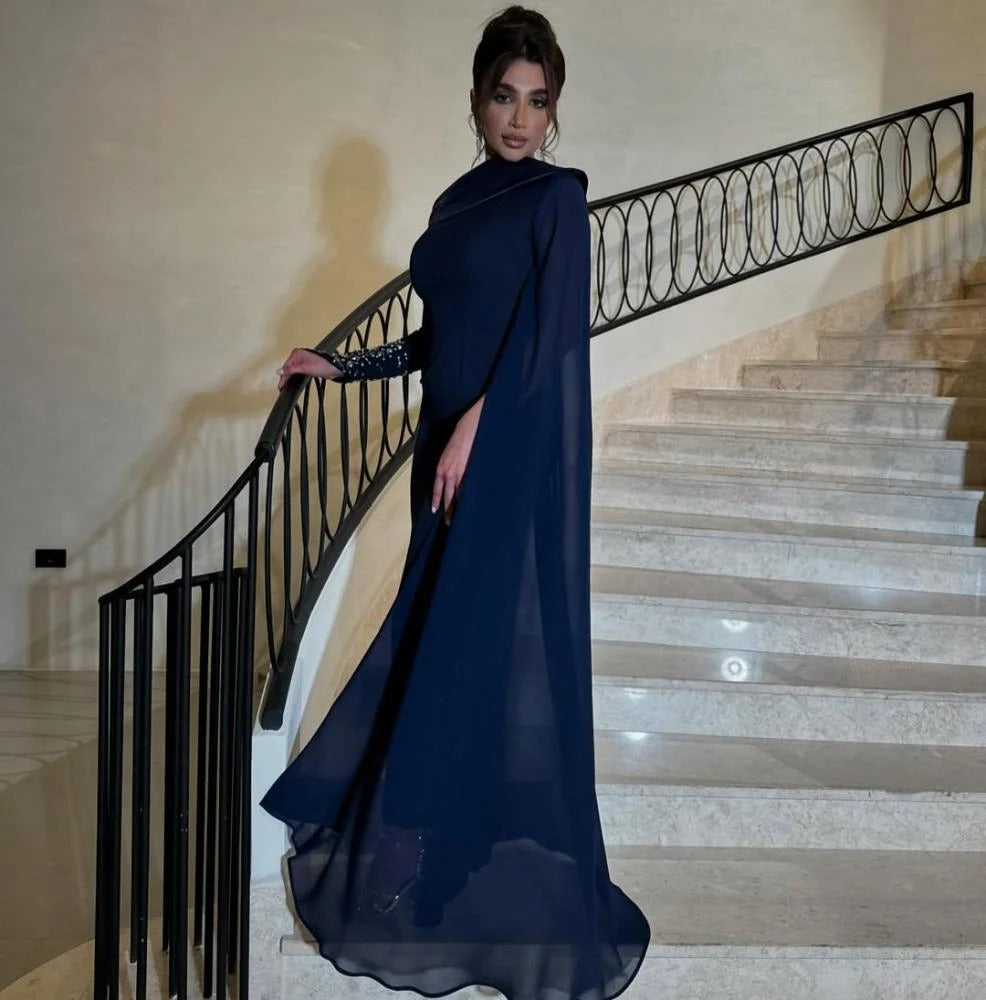 Midnight Blue Long Dress