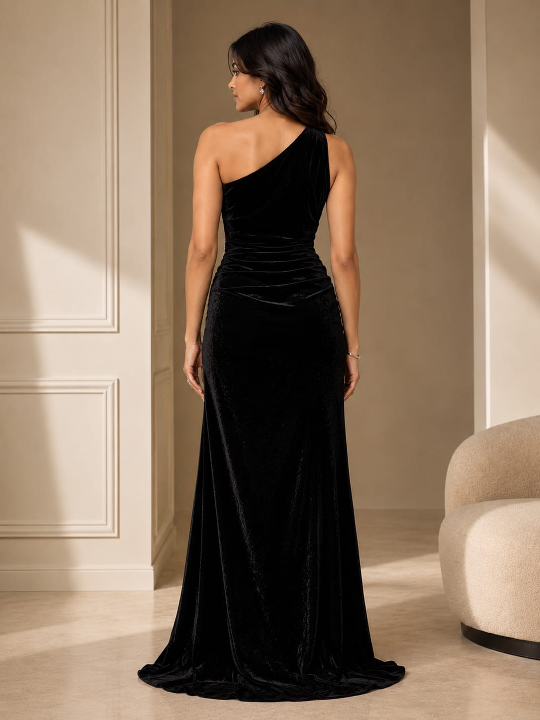 Serena velvet gown