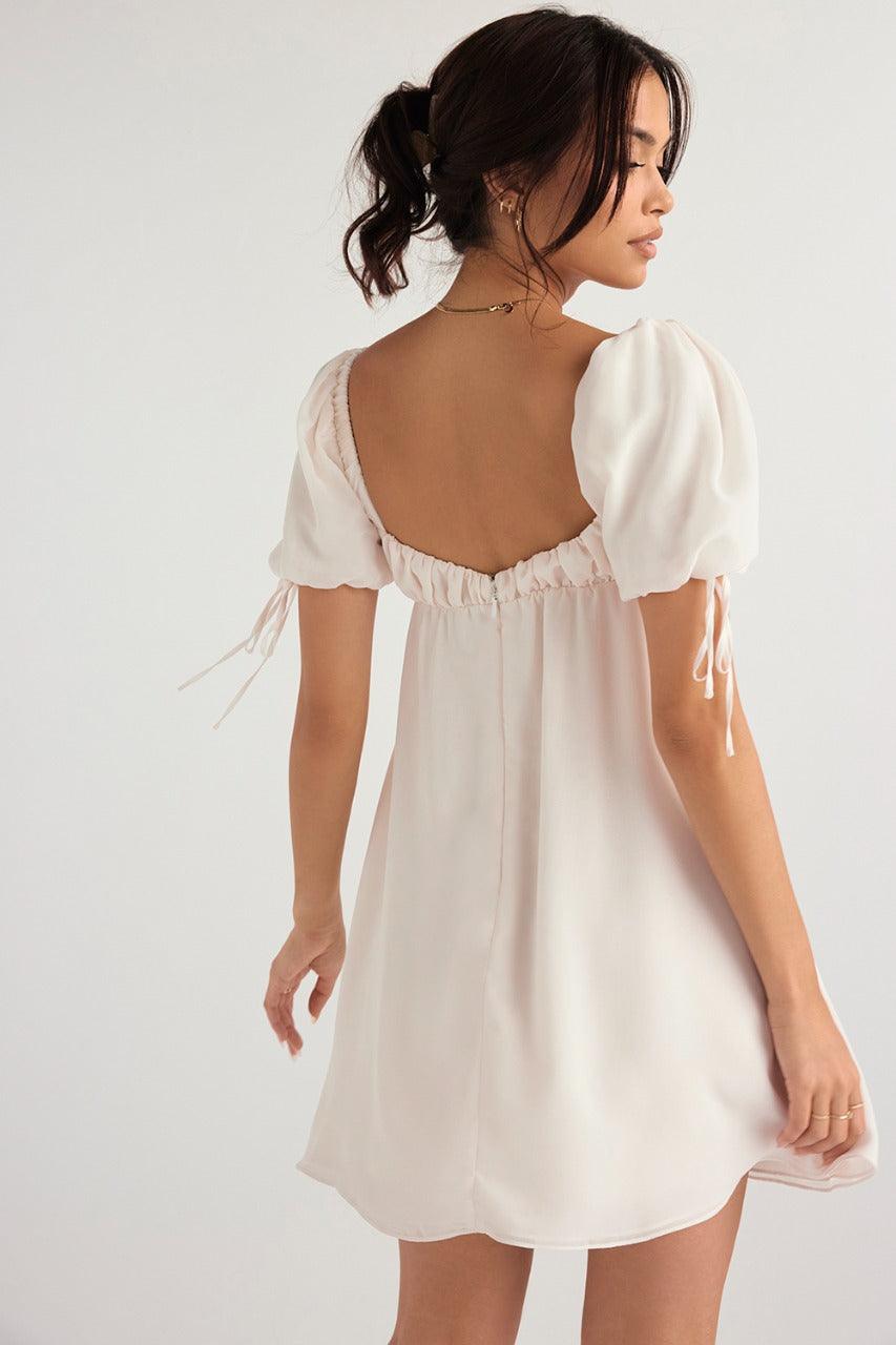 white georgette dress - Westo India